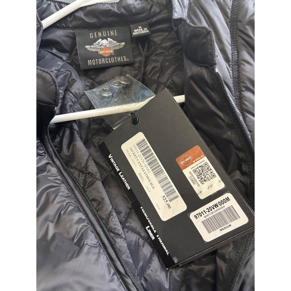 Harley-Davidson Quilted Thermal Liner Jacket Women's Medium Black NEW 97011-20VW - Picture 4 of 4